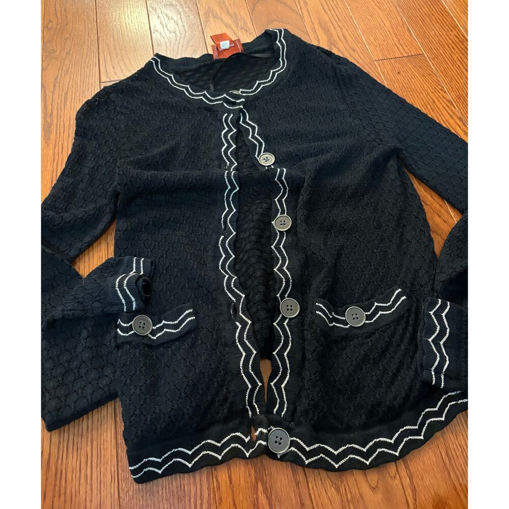 Missoni Target Black Knit Cardigan XS - Picture 5 of 6